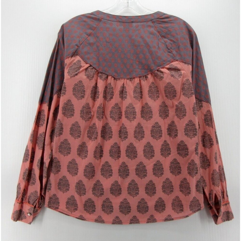Sundance Top Small Button Down Blouse Floral Boho… - image 6